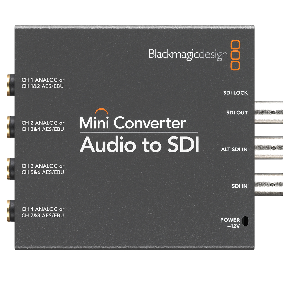 Blackmagic - Minikonverter Audio zu SDI 2