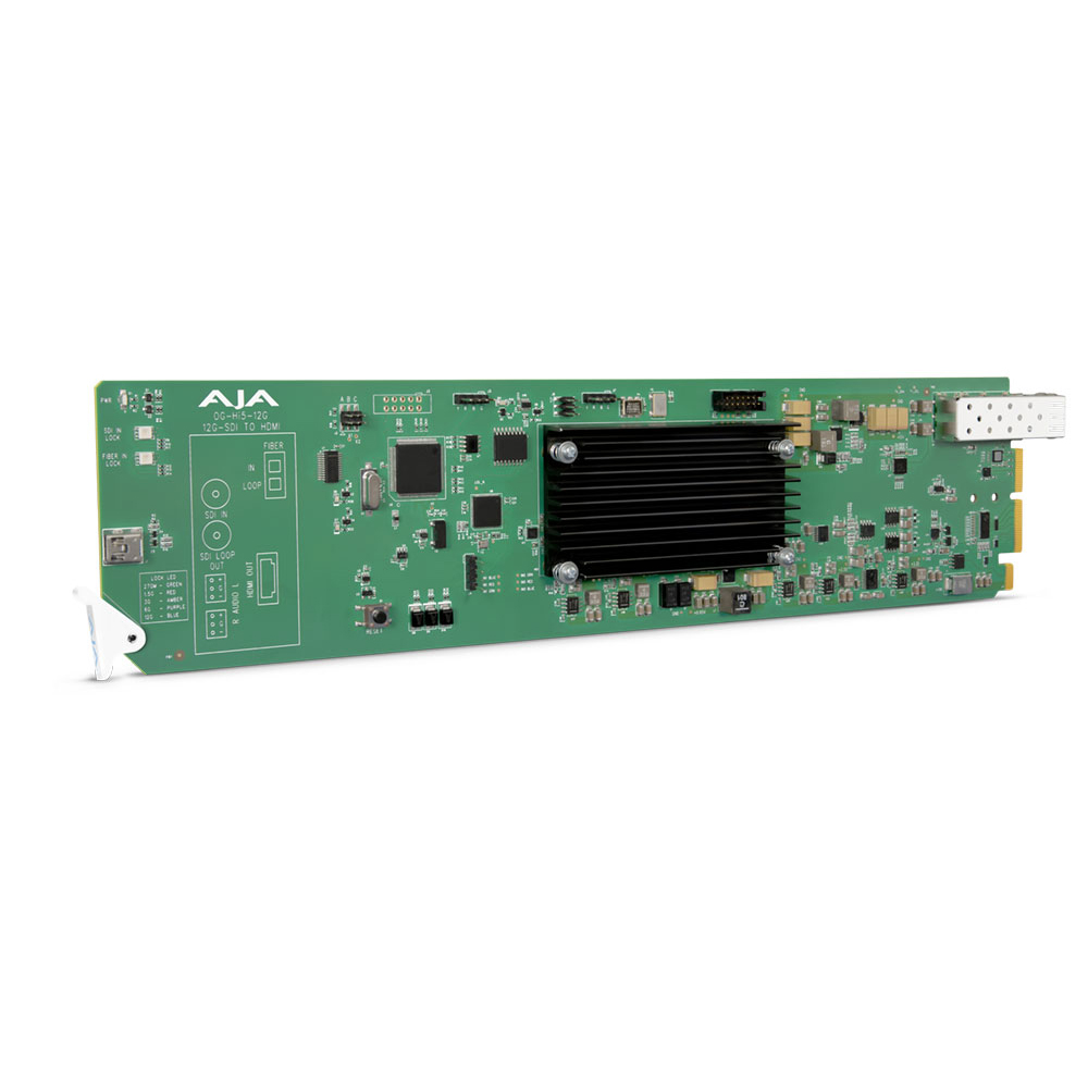 AJA - OpenGear 12G-SDI zu HDMI 2.0 Converter