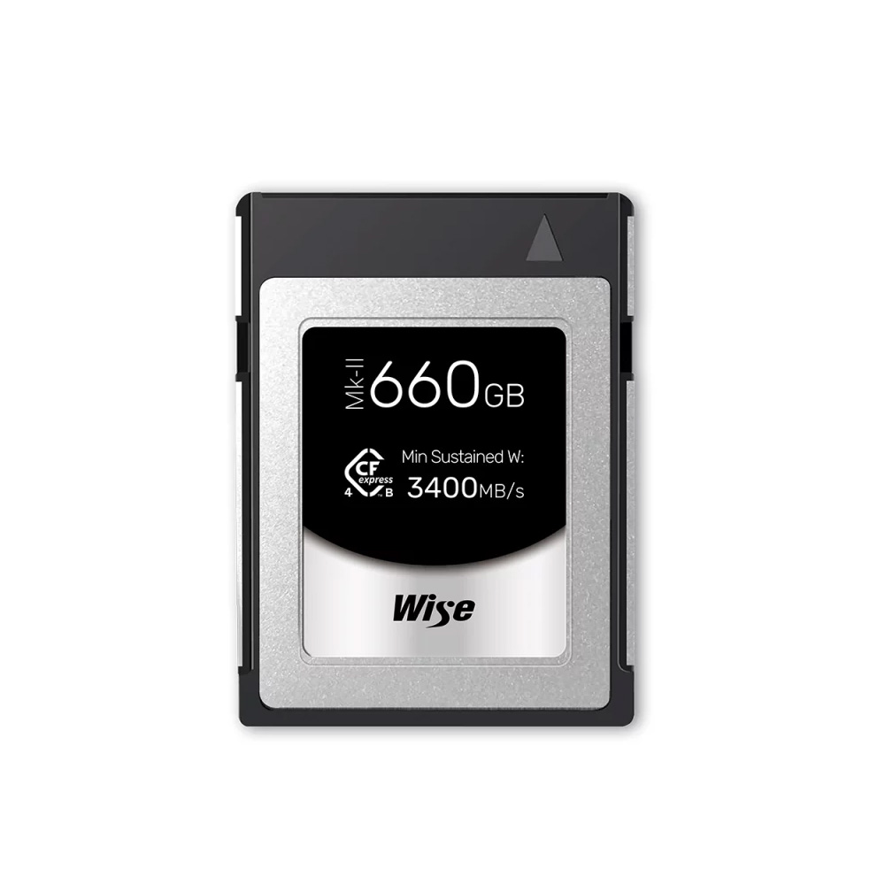 Wise - 660GB CFexpress 4.0 Type B PRO Mk-II Memory Card