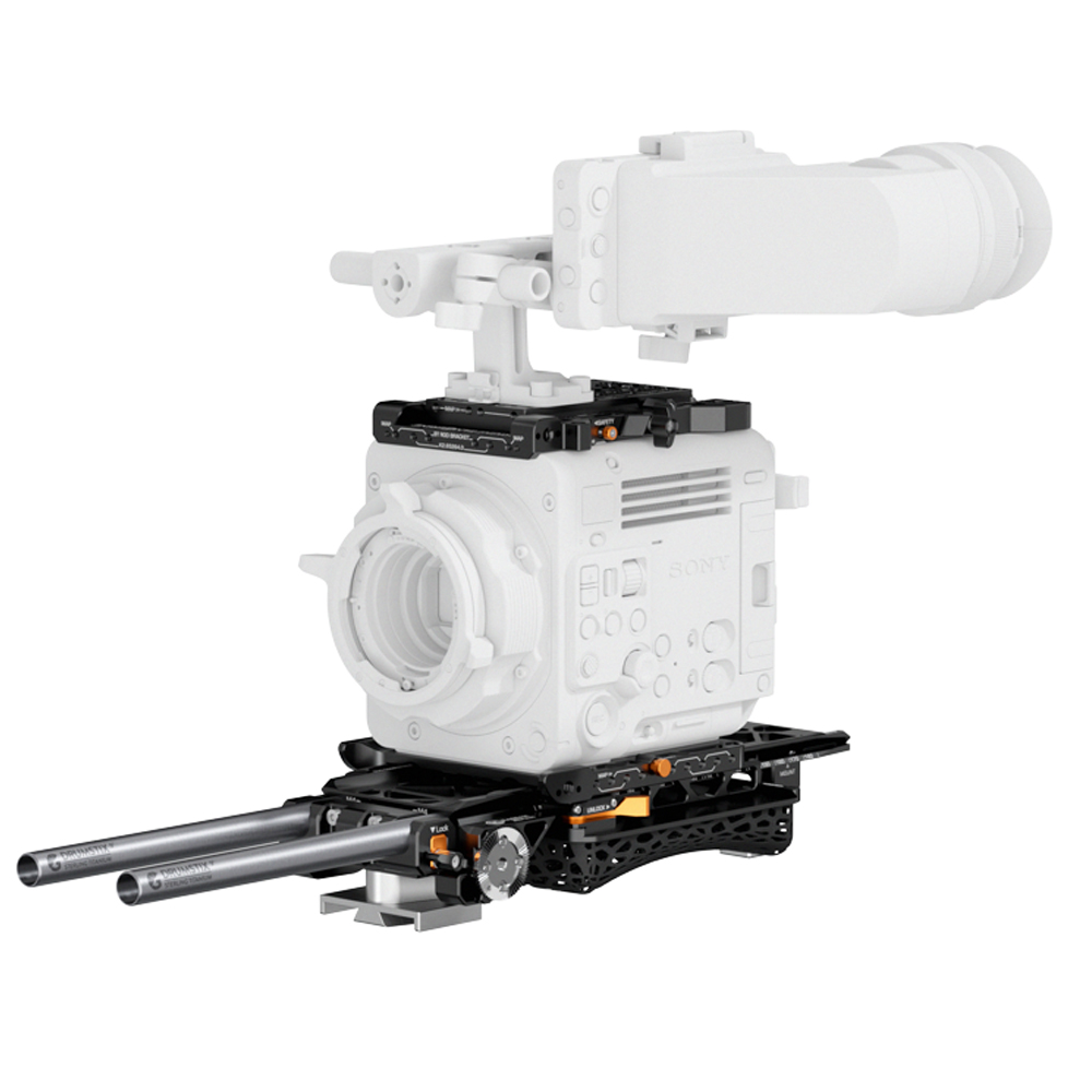 B4004-0047-1 Bright Tangerine - Sony Burano - Base Documentary (Two-Axis) Kit - B4004.0047