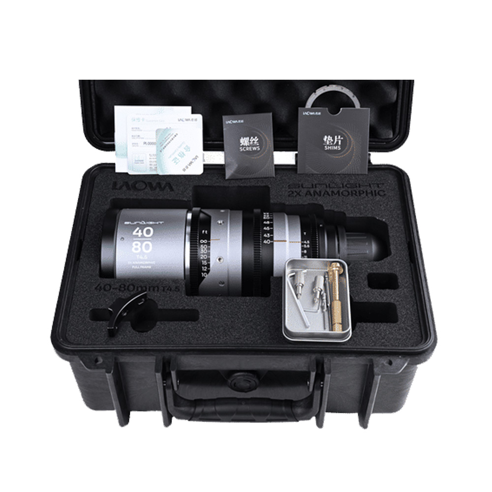 LAOWA - Sunlight 40-80mm T4.5 2x FF Anamorphic Zoom PL (Silber)