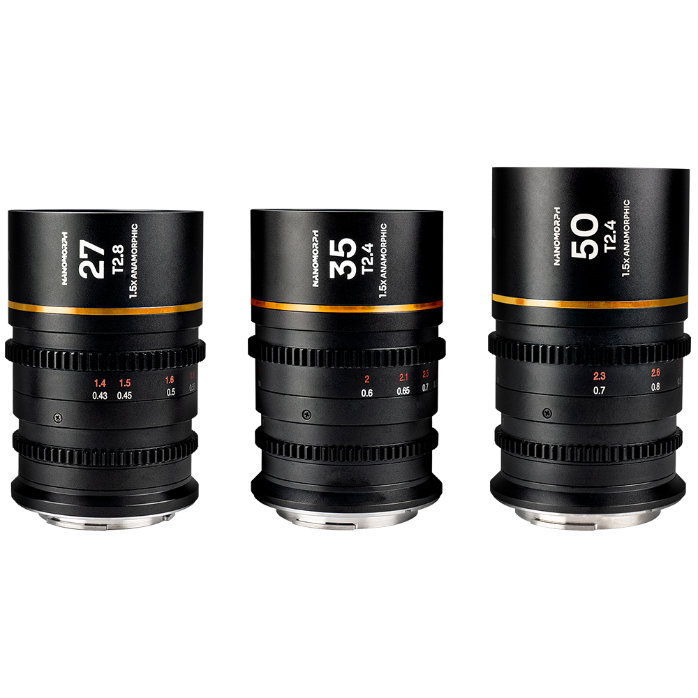 LAOWA - Nanomorph S35 Prime 3er Set mit Sony E-Mount - Bernstein