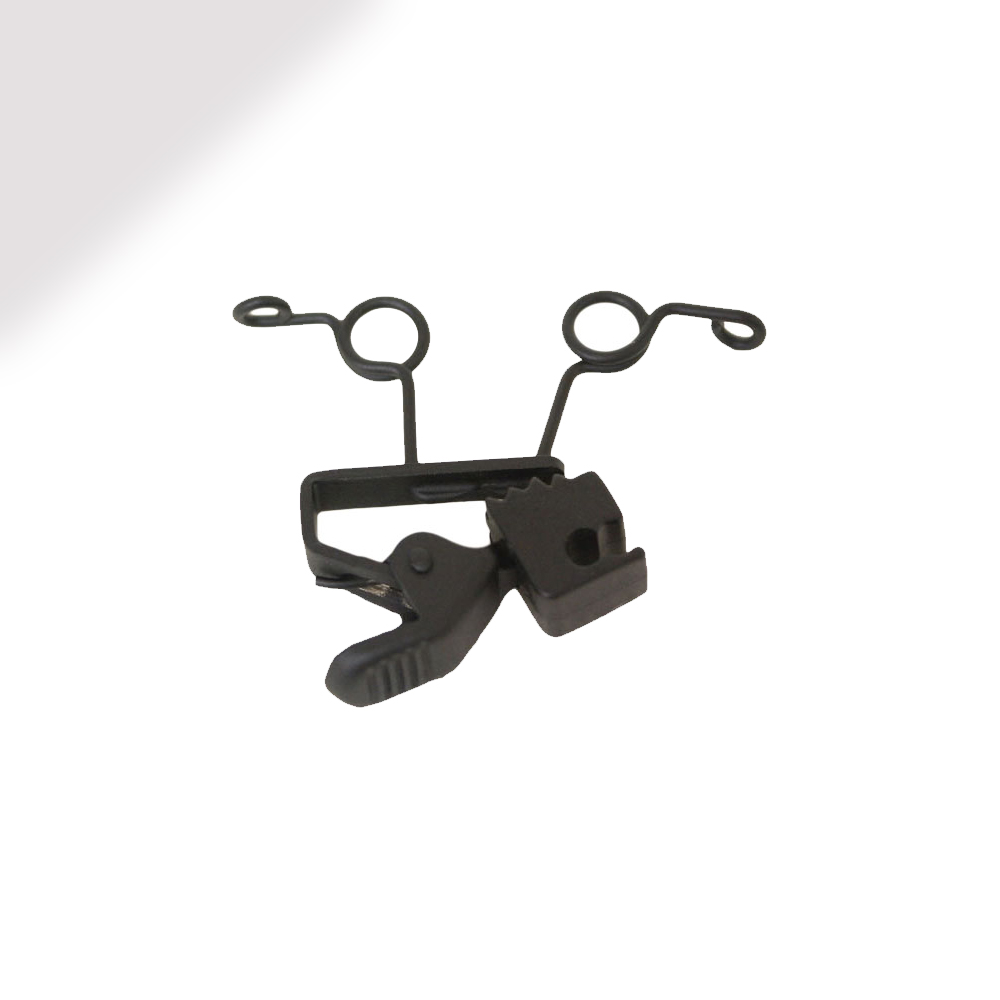 Sanken - Kroko-Clip HC-11W weiß