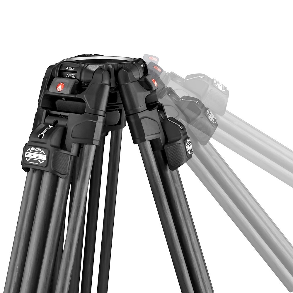 Manfrotto - Doppelrohrstativ 645 Fast Twin Carbon