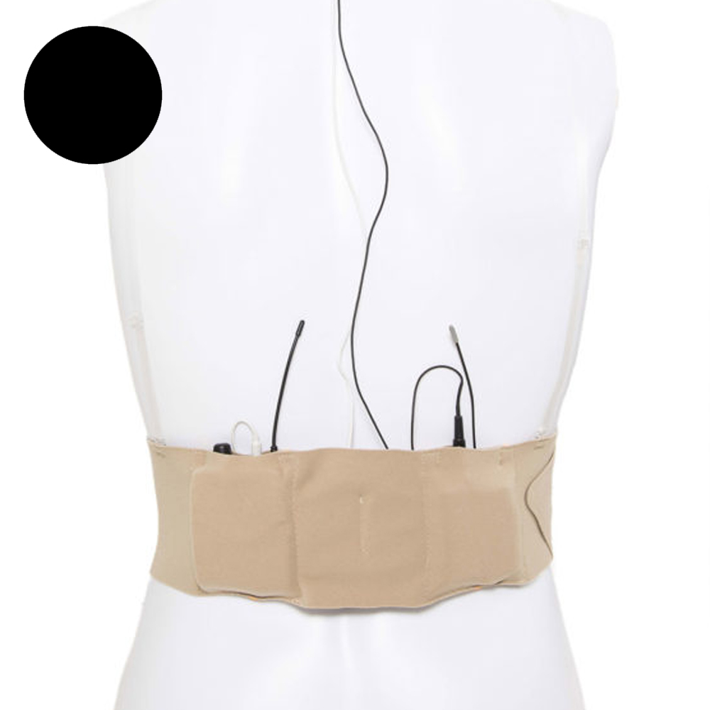 Viviana - Extreme Bauchgurt / Double Pouch / L / 105 cm / Schwarz