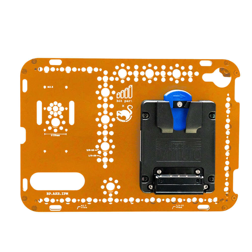 BIT PART - Bitbox iPad Mini Plate (Signal Orange / V Mount)