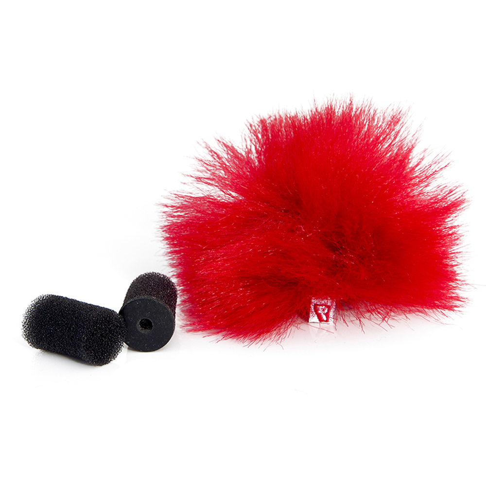 Rycote - Red Lavalier Windschutz - single