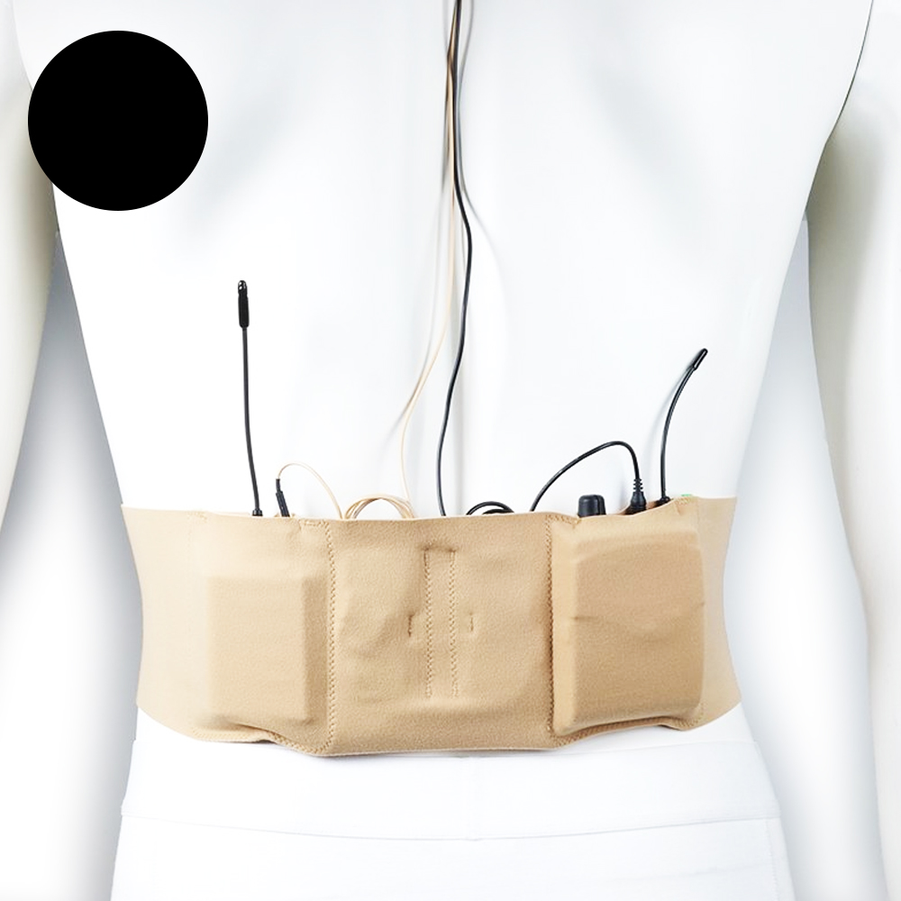 URSA STRAPS - Large Waist / Double Pouch / Schwarz / 120 cm