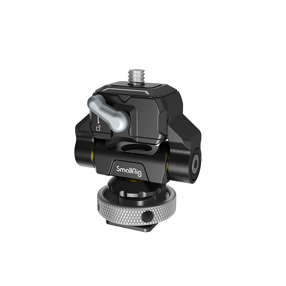 3514_1 SmallRig - Drop-in HawkLock mini Quick Release Monitor Mount with Cold Shoe - 3514