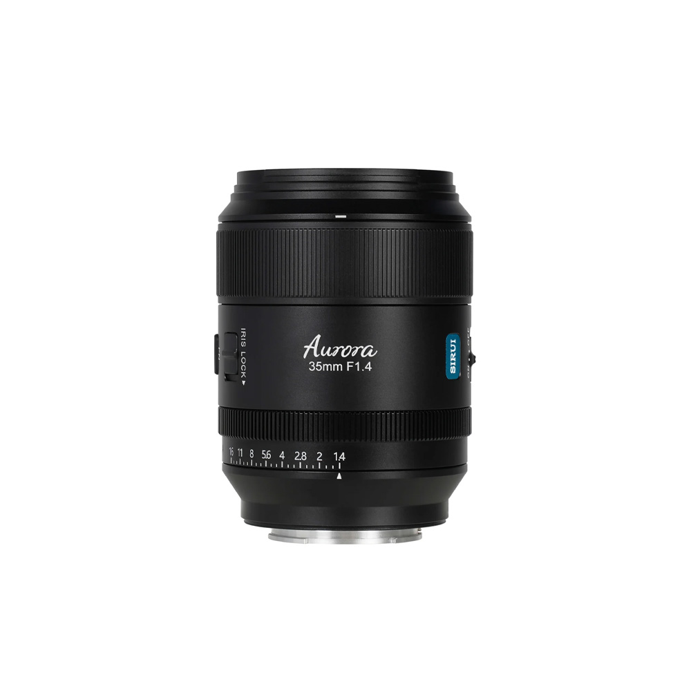 AU35-E-1 Sirui - Aurora 35mm F1.4 Auto Fokus Vollformat Objektiv spritzwassergeschützt (E Mount, Schwarz)
