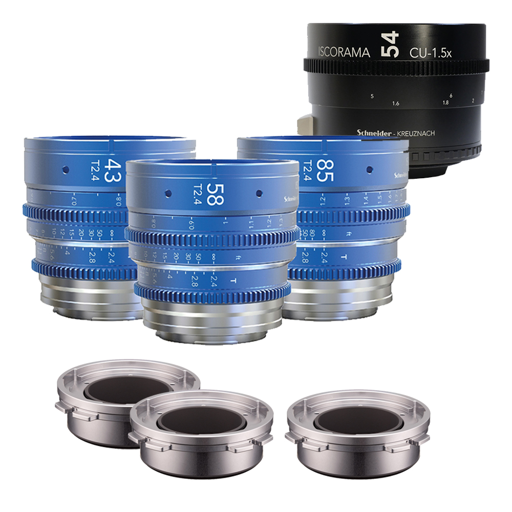 1105872_schneider_01 Schneider - ISCO4ALL A+ EF/PL Objektiv Set