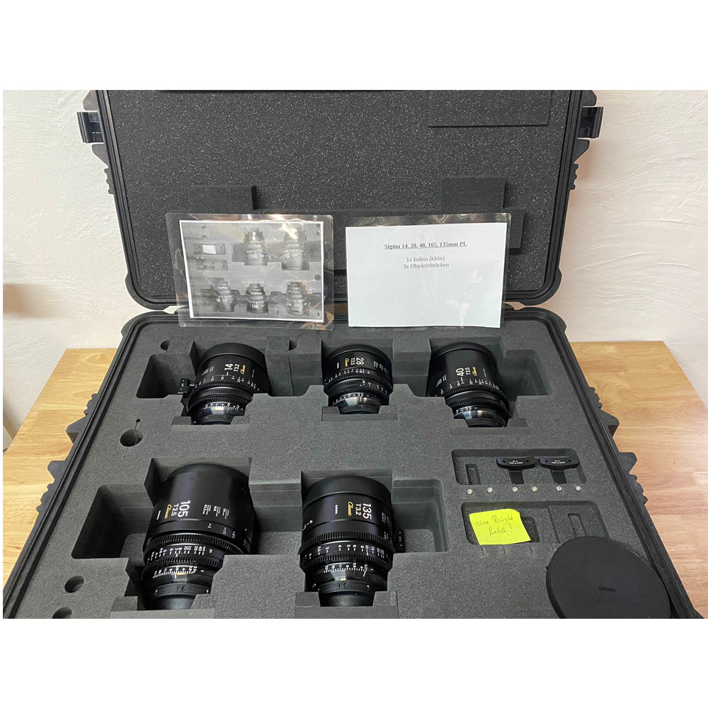 Sigma - FF Classic Prime Line 14/20/24/28/35/40/50/85/105/135mm Set PL (gebraucht)