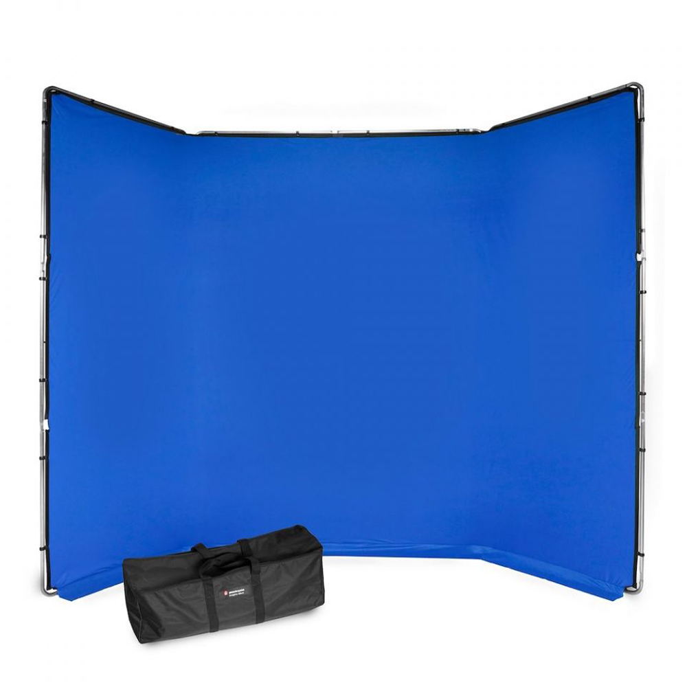 Manfrotto - Chroma Key FX Hintergrund Kit (4x2.9m) - Blau