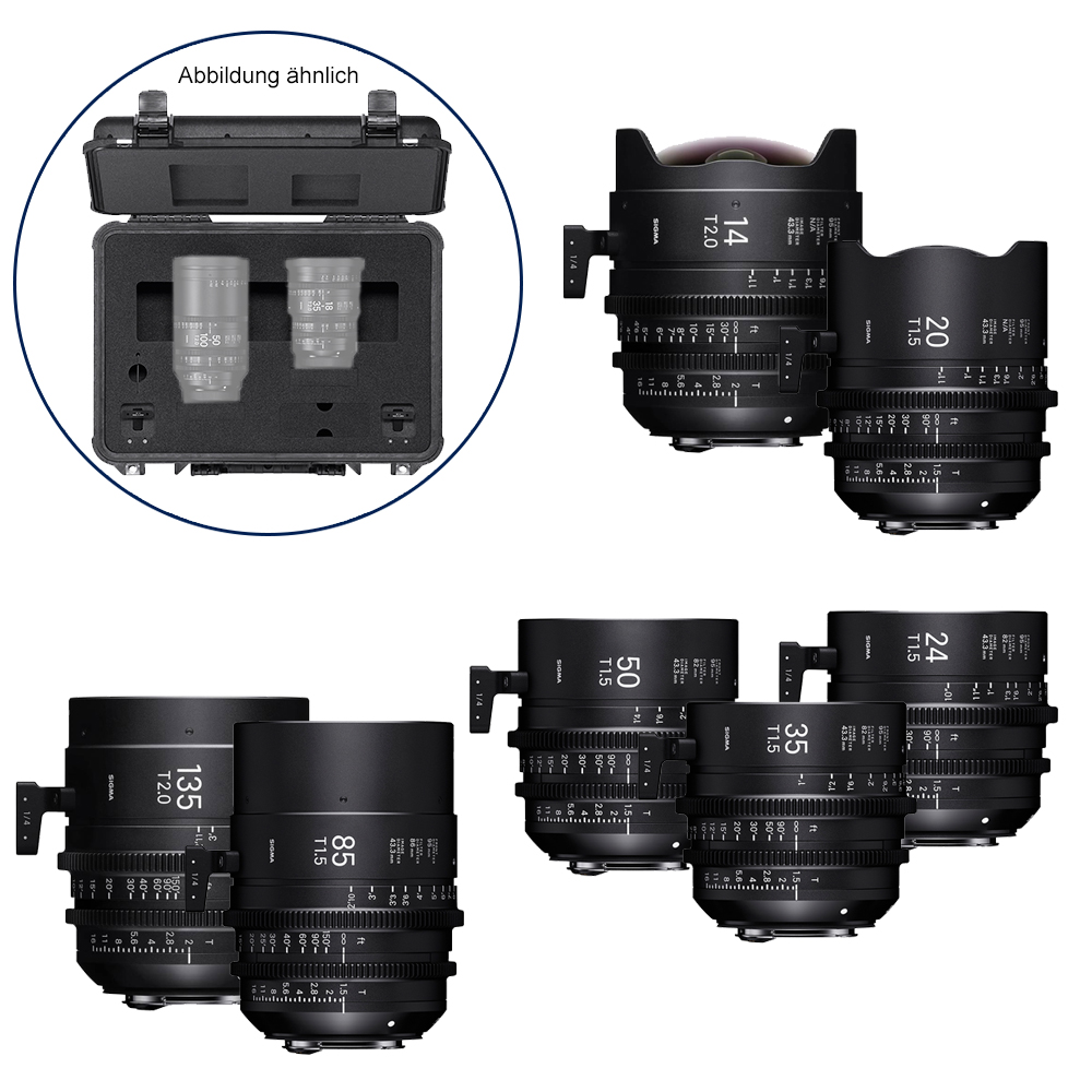 Sigma - FF High Speed Prime Line 14/20/24/35/50/85/135mm Set EF