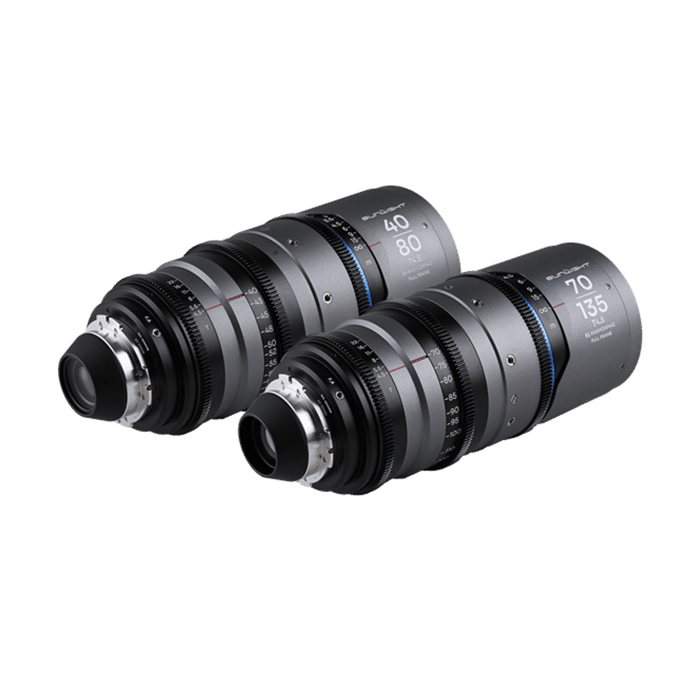 LAOWA - Sunlight Bundle 40-80/70-135mm T4.5 2x FF Anamorphic Zoom PL (Blue)