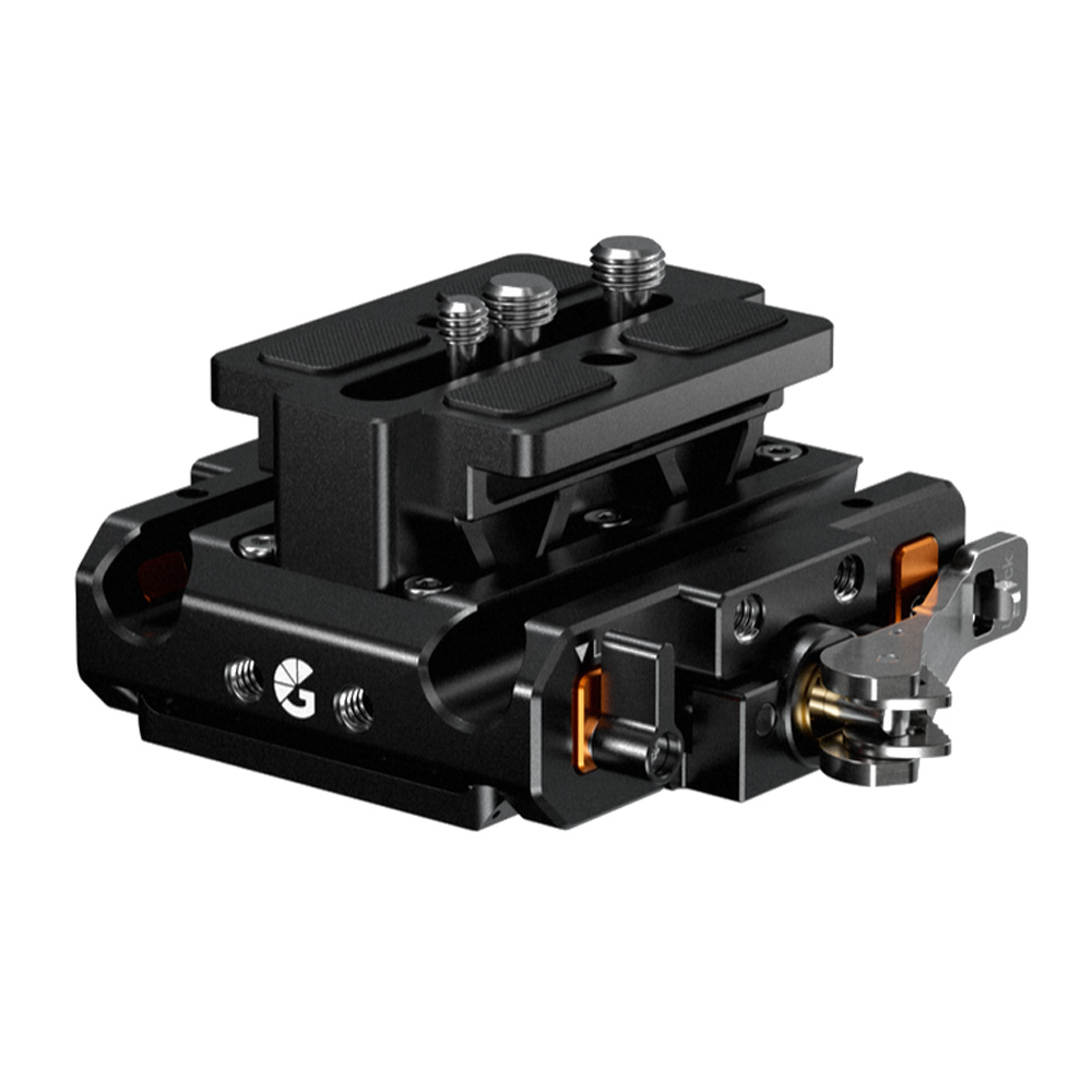 Bright Tangerine - LeftField 3 QR Baseplate (Manfrotto)