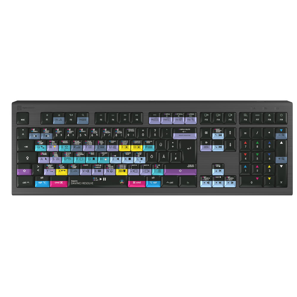 LogicKeyboard - Blackmagic Design DaVinci Resolve - Mac Astra2 Serie