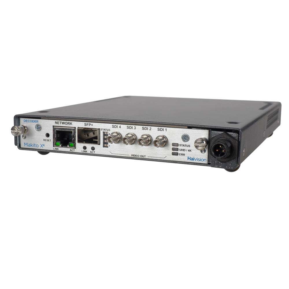 Haivision - Makito X4 SDI Decoder Appliance (Single-/Quad-Channel)