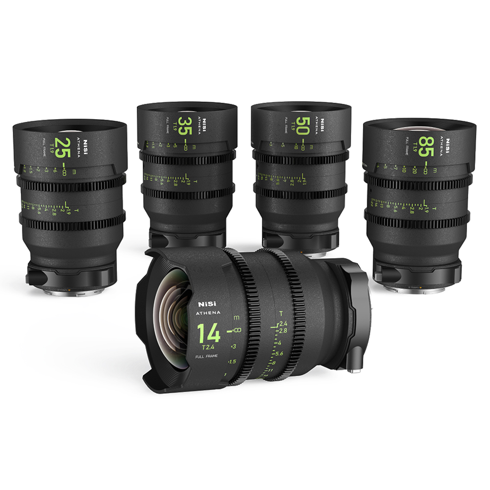 NiSi - Athena Prime Set 14/25/35/50/85 mm mit Drop-in (E-Mount)