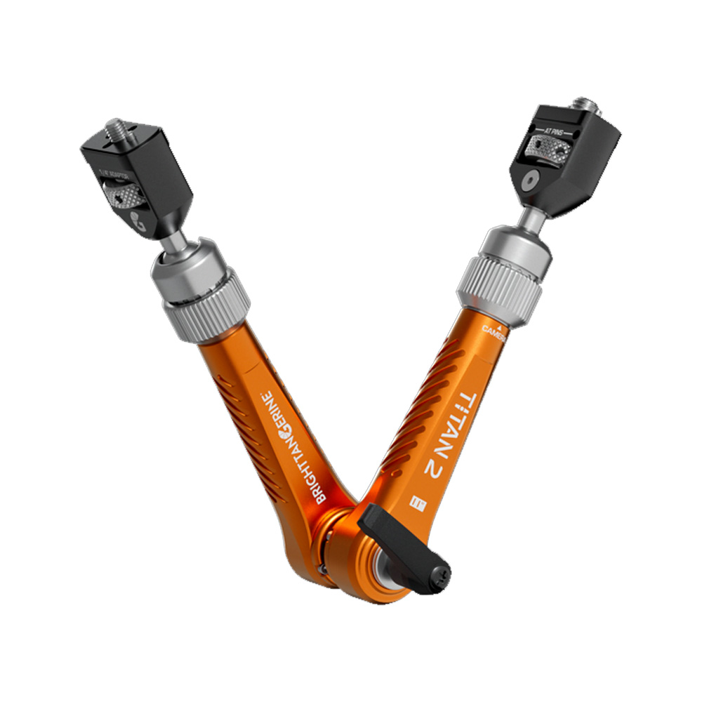 B3000-0029-1 Bright Tangerine - Titan Arm 2 (3/8" AT – 1/4" AT) – Tangerine
