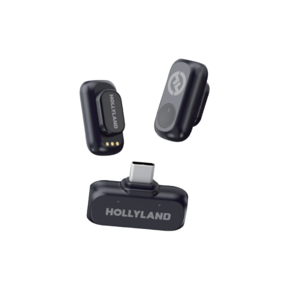 Lark A1 Mini Duo USB-C (2) Hollyland LARK A1 Mini Duo – Wireless Mikrofon (Type-C)