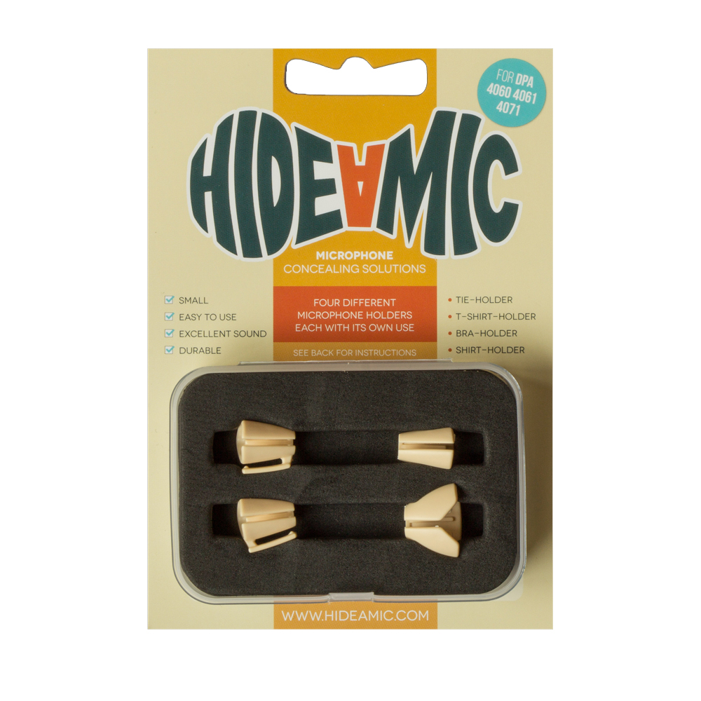 Hide a Mic - Concealer Set für DPA 4060/4071 / Beige