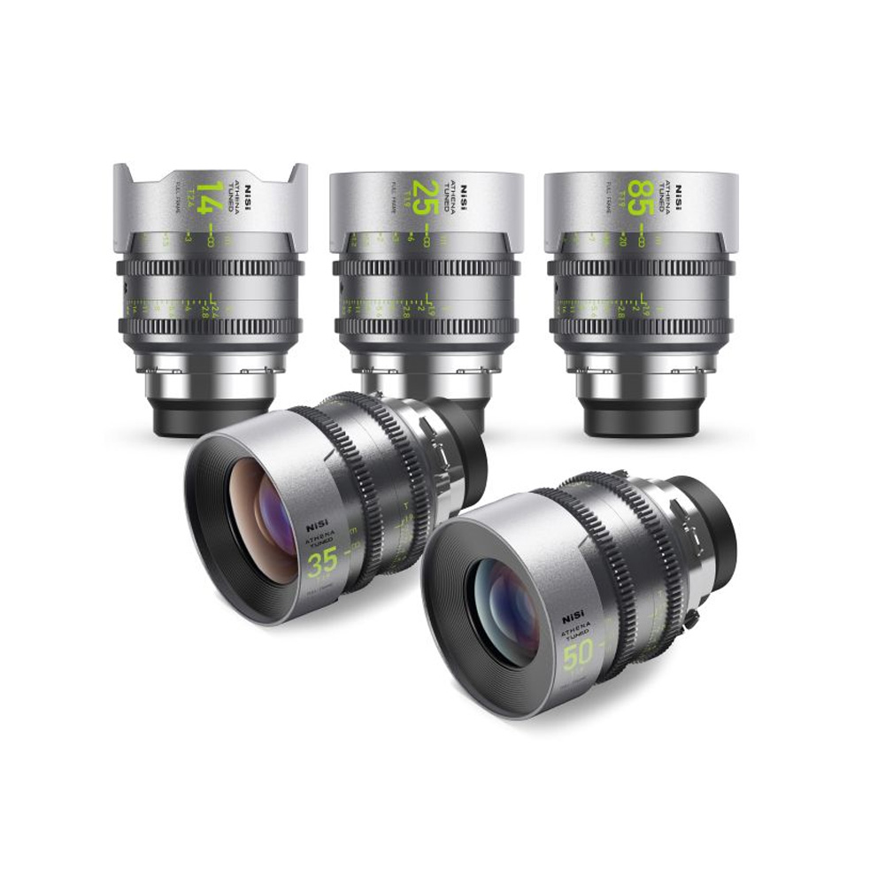 NiSi - Athena Tune Set (14/T2.4, 25/T1.9, 35/T1.9, 50/T1.9, 85/T1.9) PL-Mount