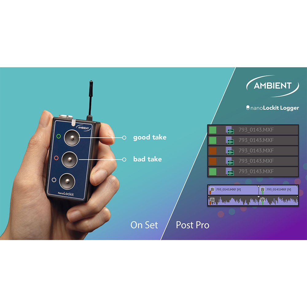 Ambient - NanoLockit Duo Bundle (ACL-NL-L) mit Logging Funktion