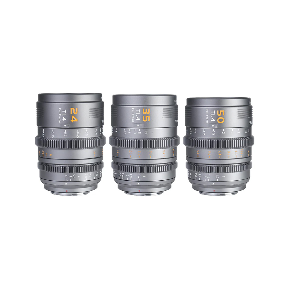 Sirui - VISION PRIME T1.4 Full-frame Cine Lens 24mm&35mm&50mm Grey
