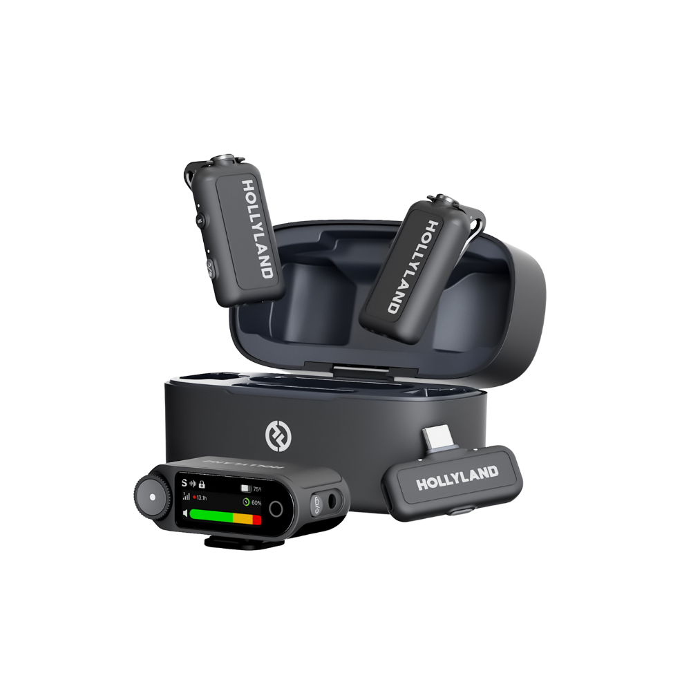 Hollyland LARK MAX 2 Combo – Wireless Mikrofonset (Space Gray)