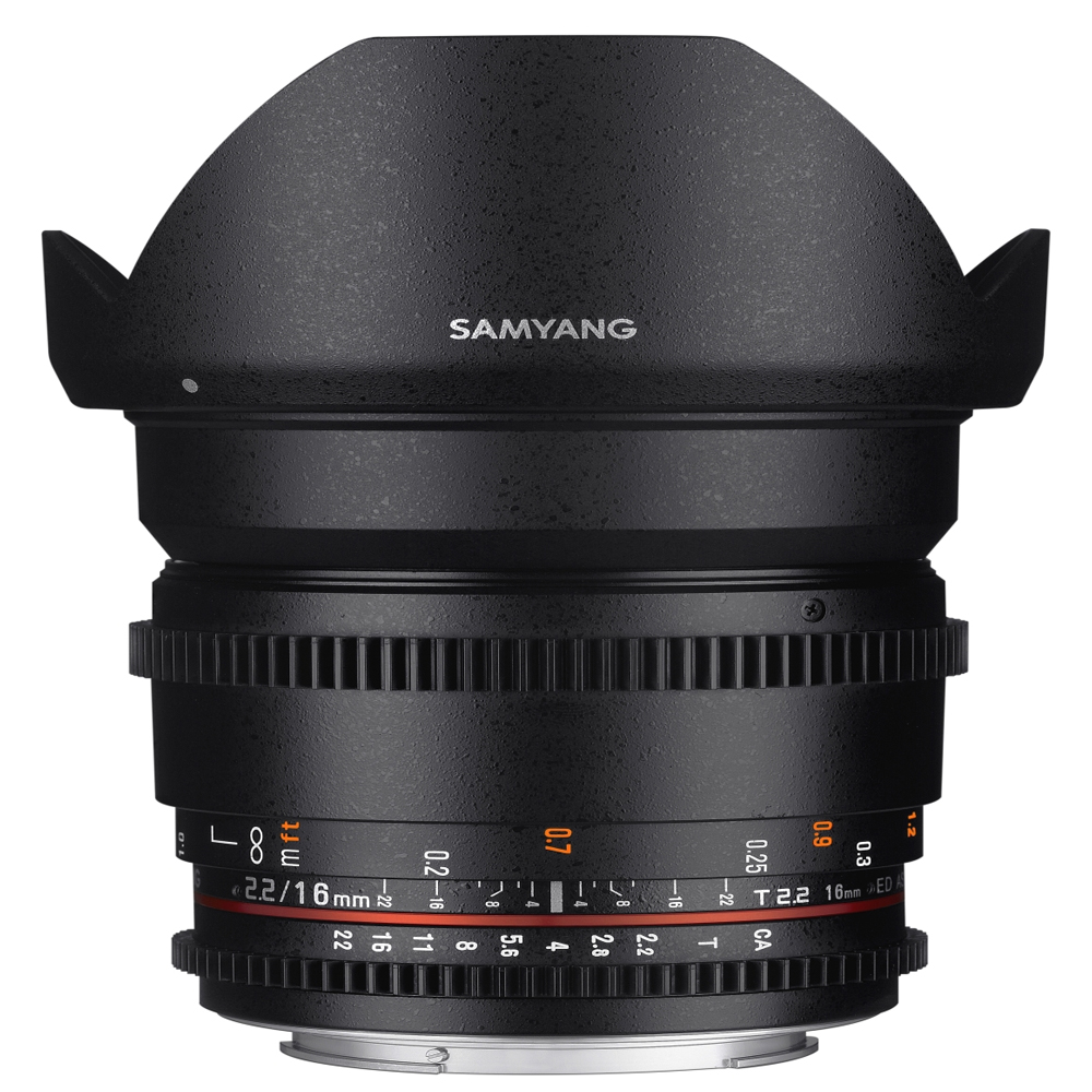 Samyang - 16/2.2 Video APS-C II Objektiv für Canon EF