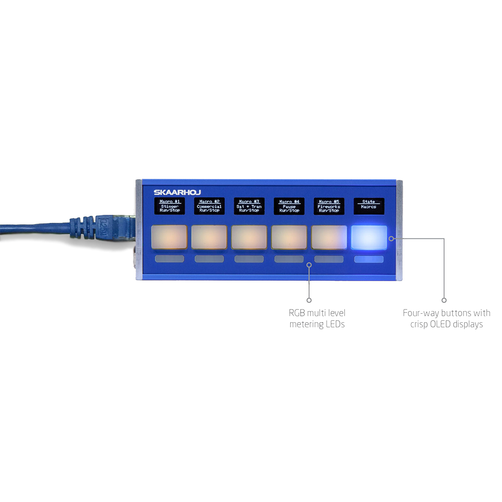 QuickBar_1 SKAARHOJ - Quickbar + Blue Pill