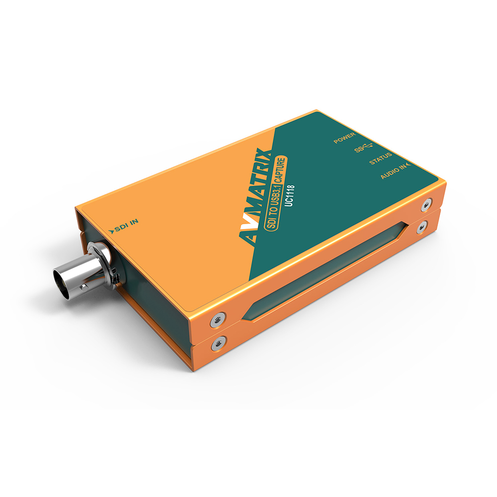 AVMATRIX - SDI to USB3.1 TYPE-C Uncompressed Video Capture