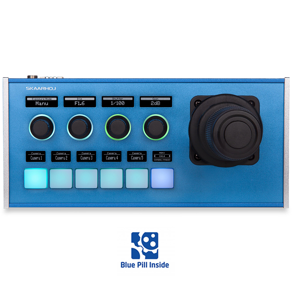 PTZ-Fly-J-V1B-1 SKAARHOJ - PTZ Fly Hall Effect Joystick + Blue Pill