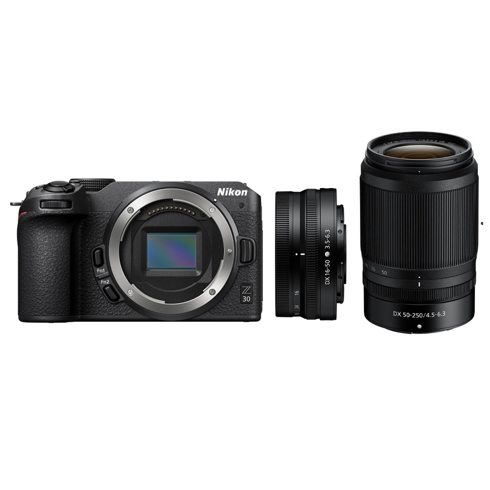 Nikon - Z30 KIT + NIKKOR DX 16-50 mm 1:3.5-6.3 VR + DX 50-250 mm 1:4.5-6.3 Objektiv