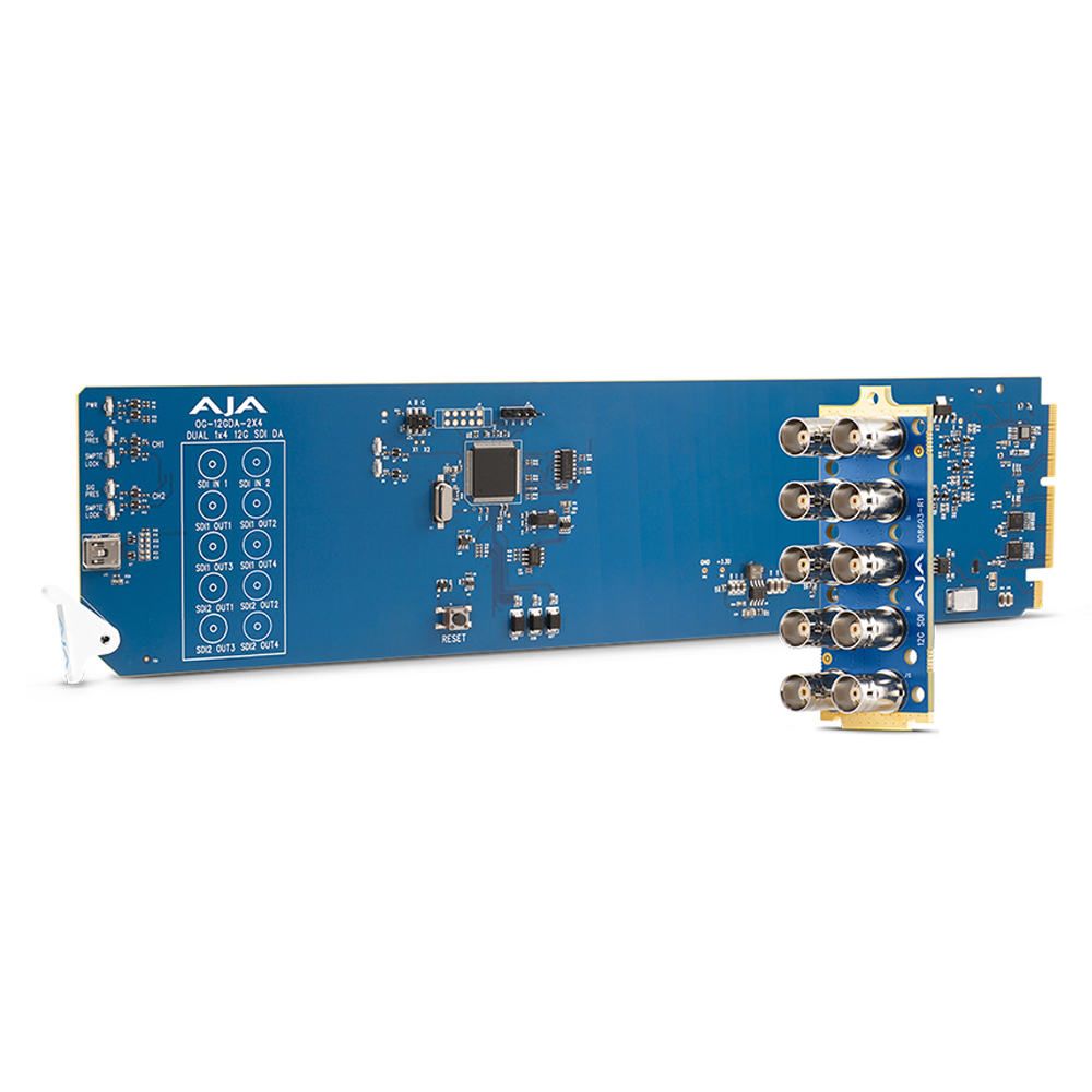 AJA - OpenGear 2x4 12G-SDI Verteilverstärker