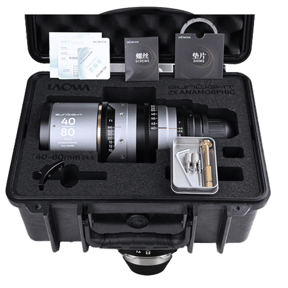 LAOWA - Sunlight 40-80mm T4.5 2x FF Anamorphic Zoom PL (Amber)