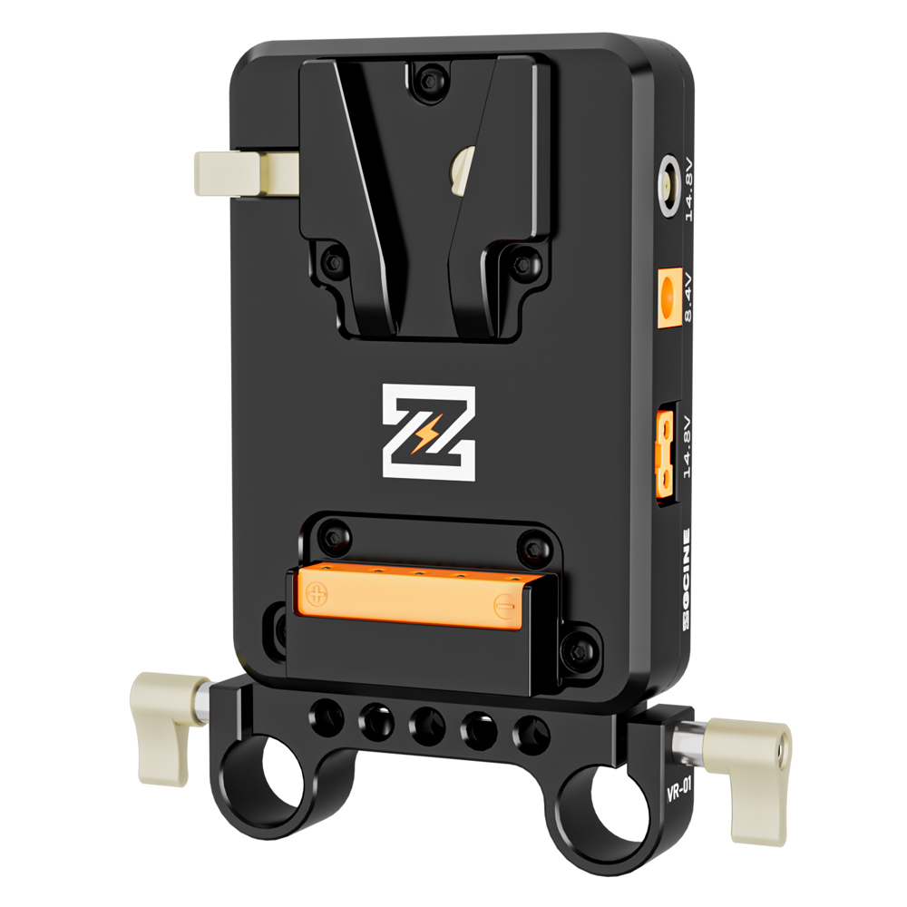 ZGCINE -  V Mount Adapter Platte mit USB-C PD Input Support