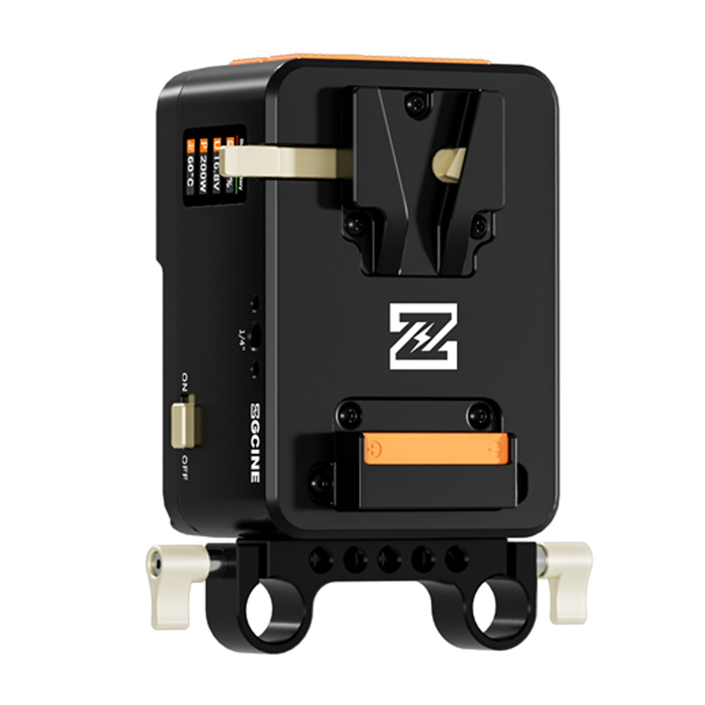 VM-HS1-1 ZGCINE - Hot Swap V Mount Adapter Platte mit Akku & USB-C PD Output Support