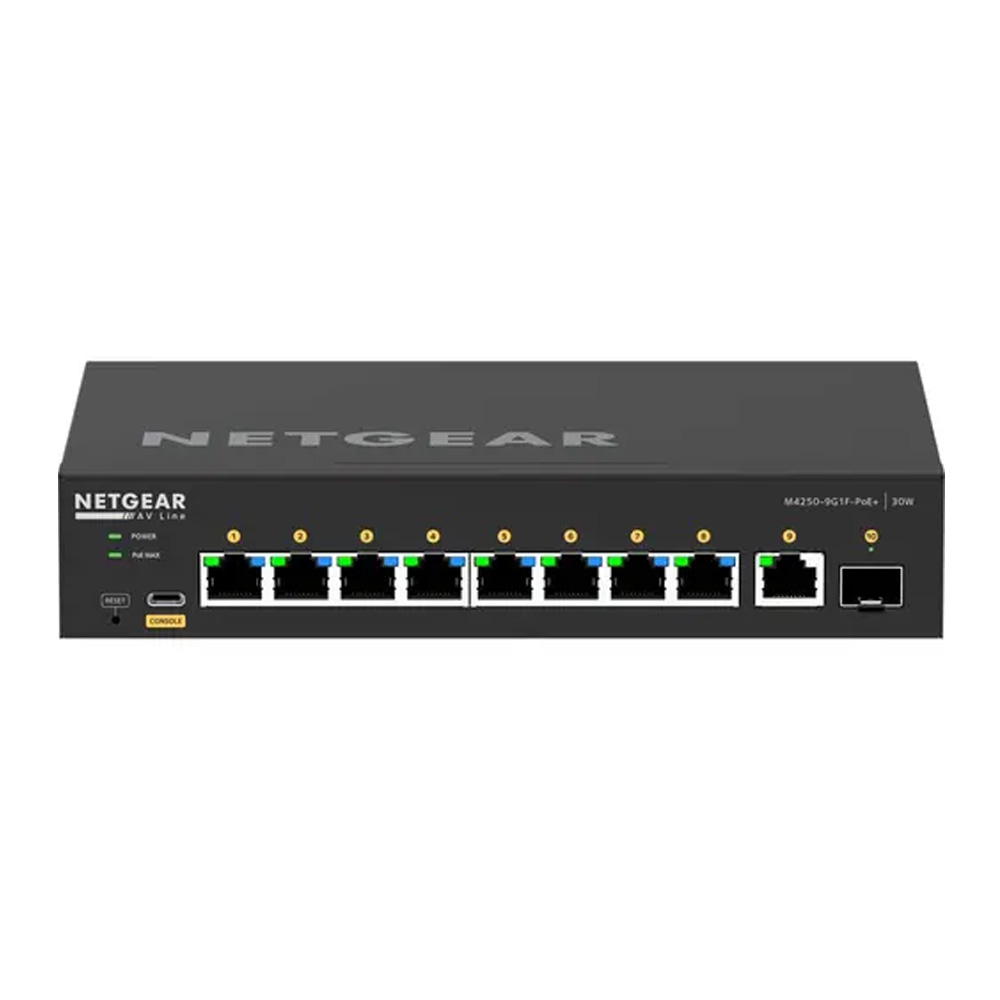 Netgear - M4250-9G1F-PoE+