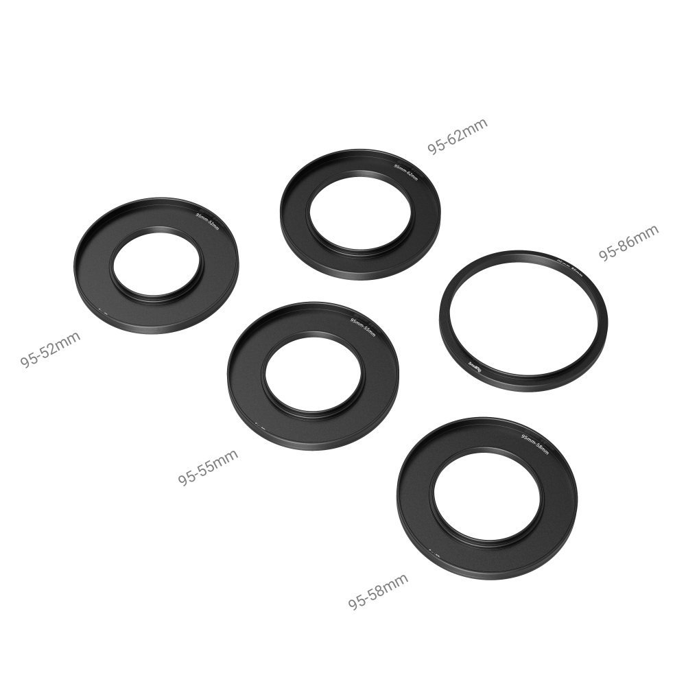 SmallRig - Adapter Rings Kit (F52/55/58/62/86-95mm) - 3383