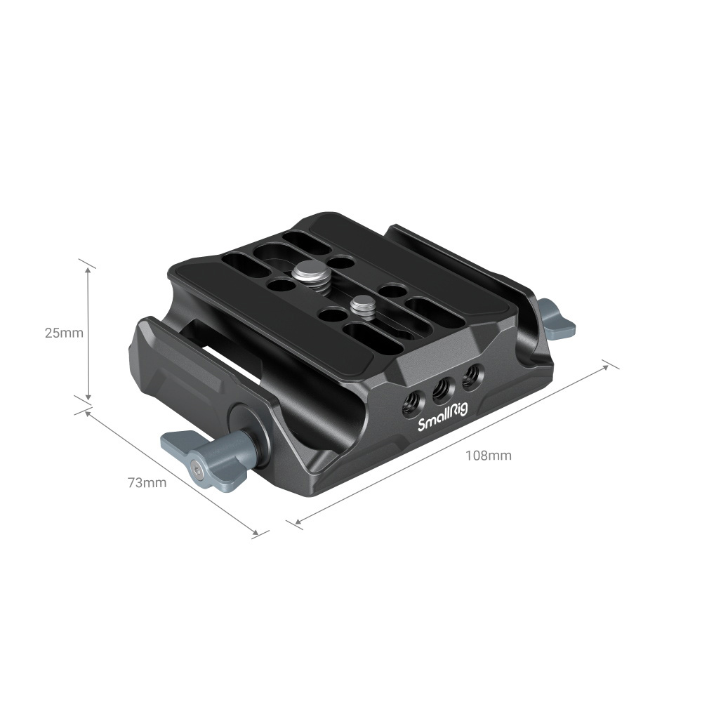 SmallRig - Universal LWS Baseplate with Dual 15mm Rod Clamp - 3357