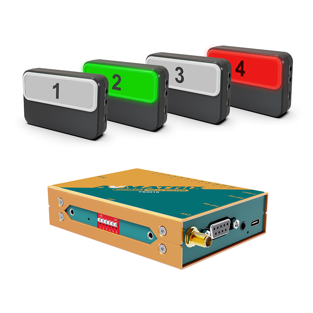 TS3019-4_1 AVMATRIX - Wireless Multi-Camera Tally System (4 Leuchten)