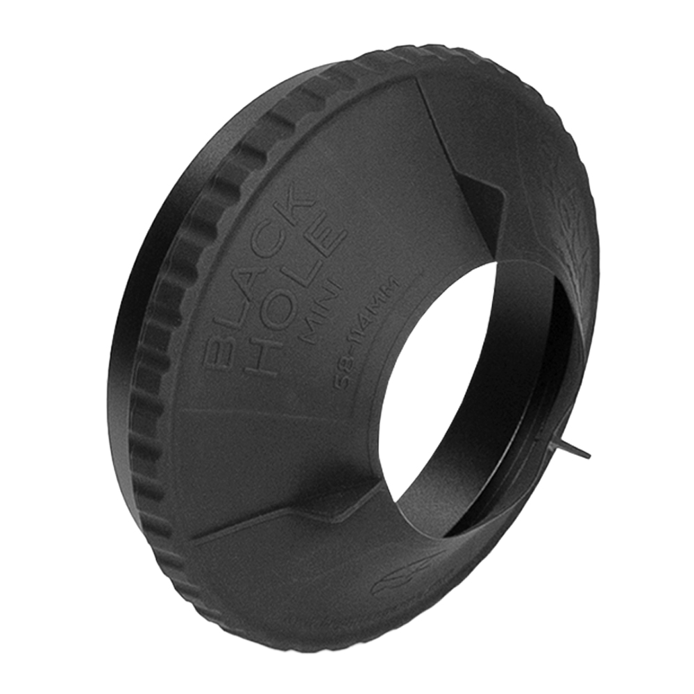 Bright Tangerine - Black Hole Mini Rubber Donut (114mm) - B1250.1077