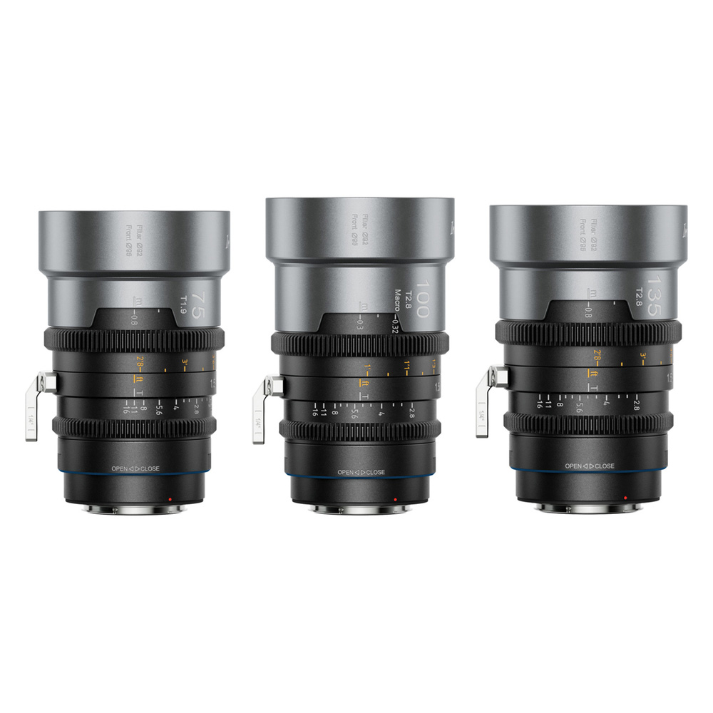 Sirui - IronStar 75/100/135mm PL mount T1.9/T2.8 (Blue Flare)