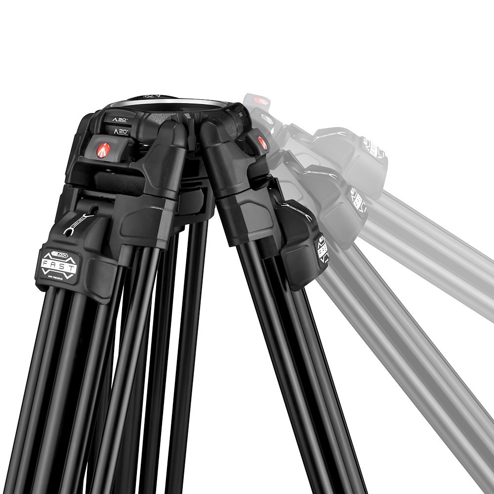 Manfrotto - Doppelrohrstativ 645 Fast Twin Alu