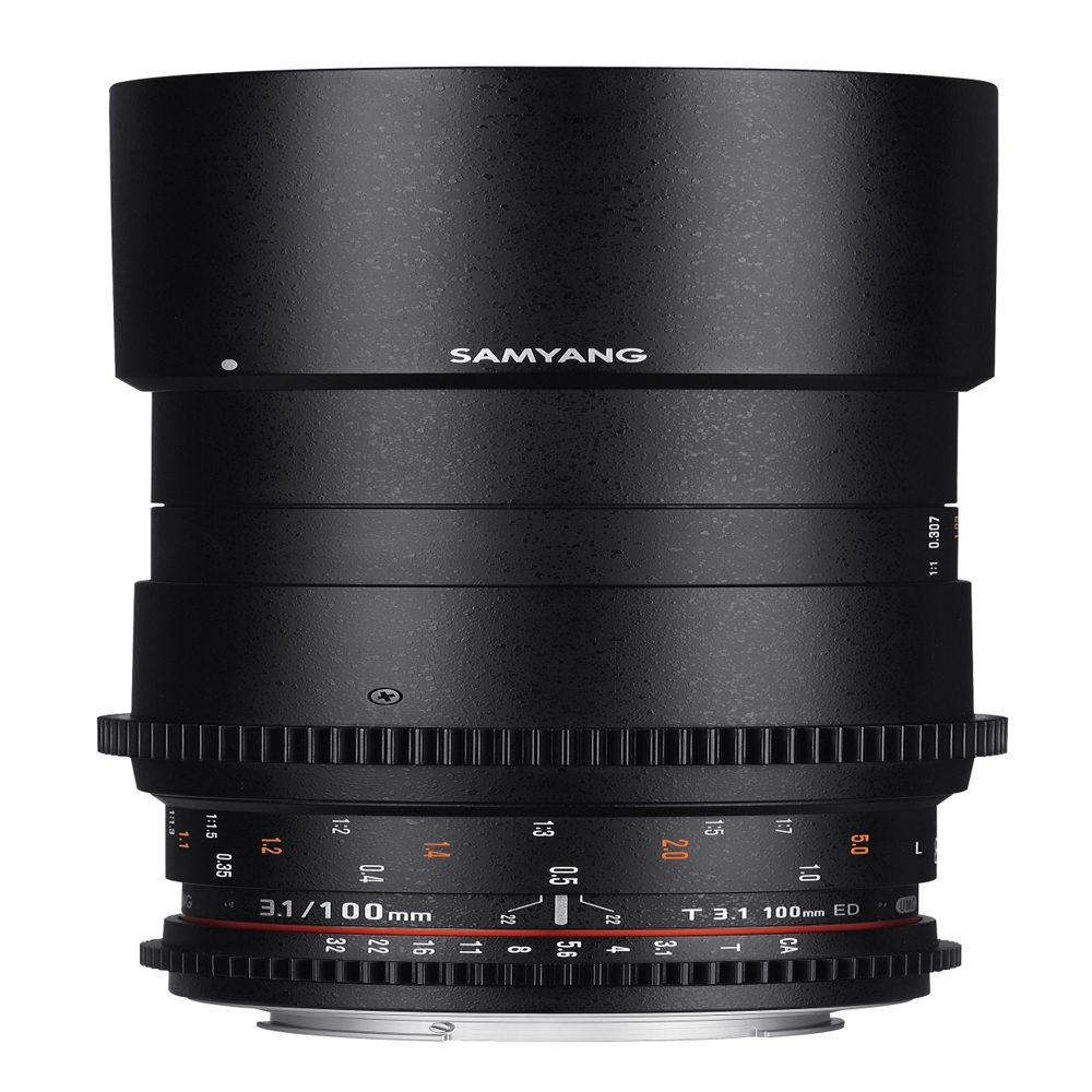 Samyang - 100/3.1 Makro Video DSLR Objektiv für Sony E Samyang - 100/3.1 Makro Video DSLR Objektiv für Sony E