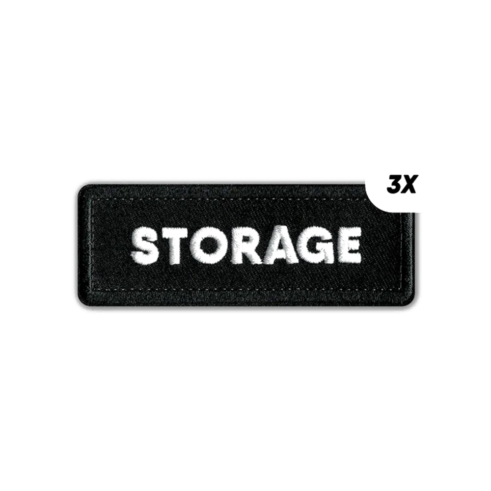 CRD_ACC_040-1 CRDBAG - Einzelpatches "STORAGE" - 3 Stck