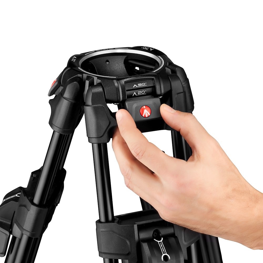 Manfrotto - Doppelrohrstativ 645 Fast Twin Alu