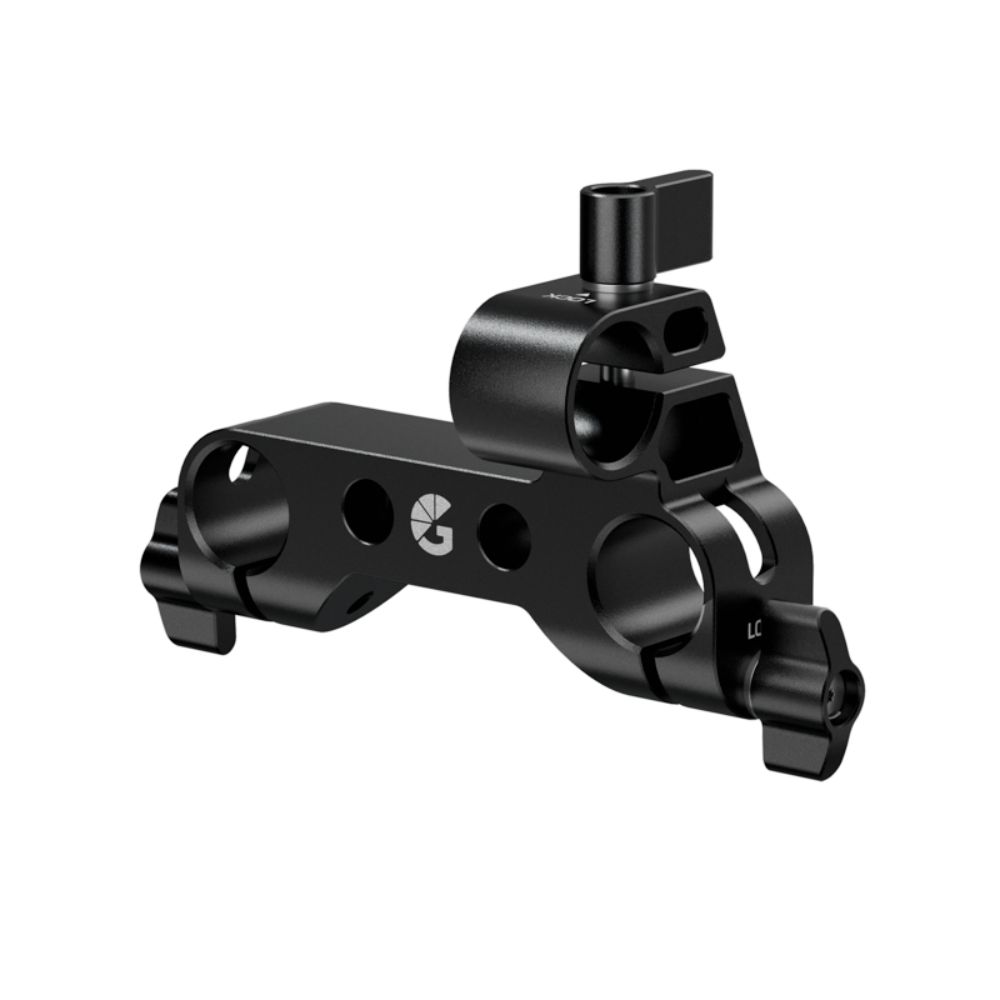 B4013.1121 Bright Tangerine - Top Bar Bracket mit 3× 15mm Rod-Clamps